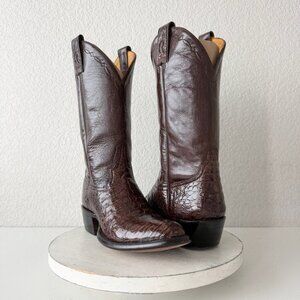 Rod Patrick Women’s Western Boots Size 9.5D Genuine Crocodile Round Toe Brown